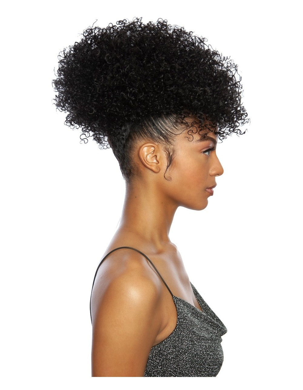 Curly Hair Pineapple Wrap Evolve Satin Pineapple Sleep Cap Black